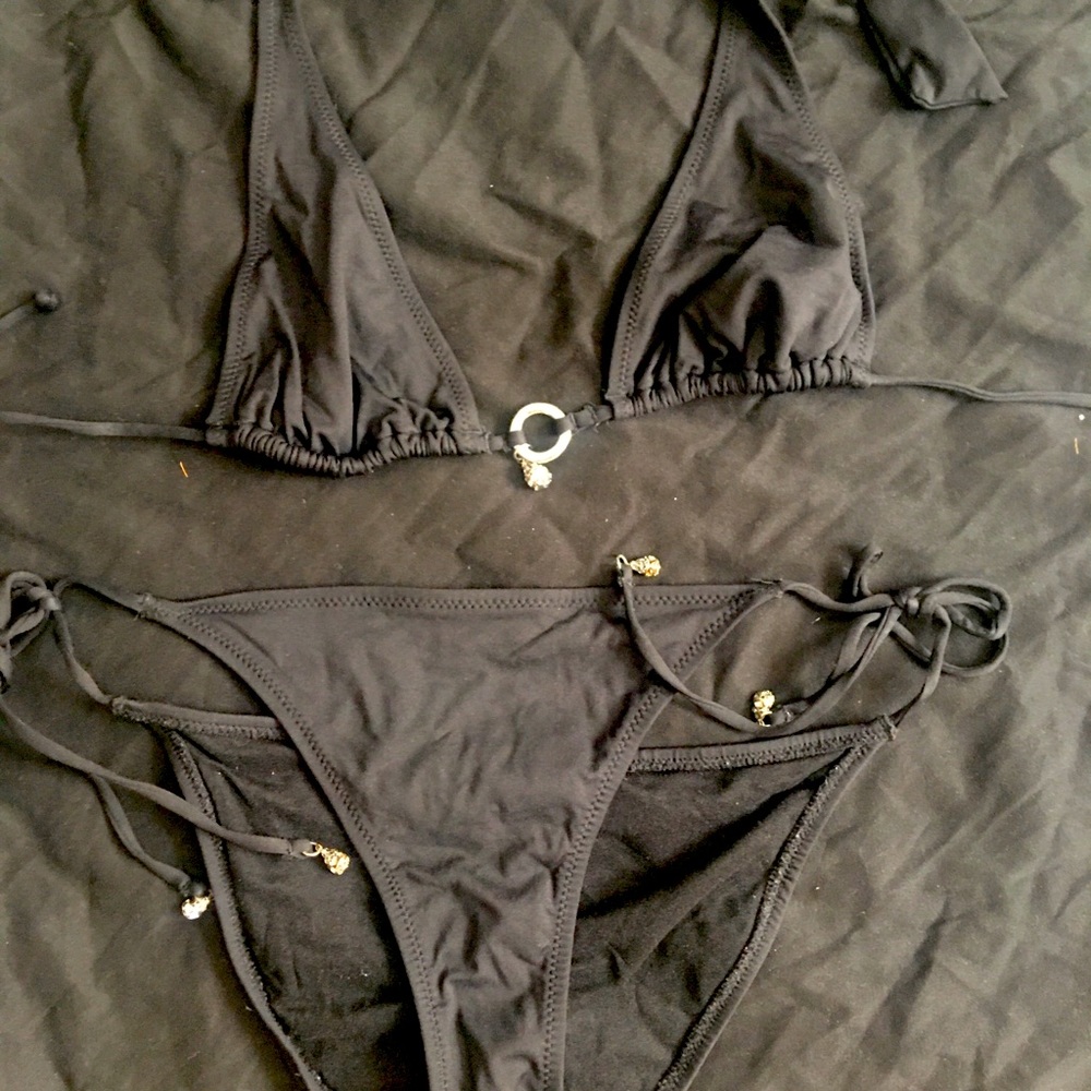 Bathing suit black set s